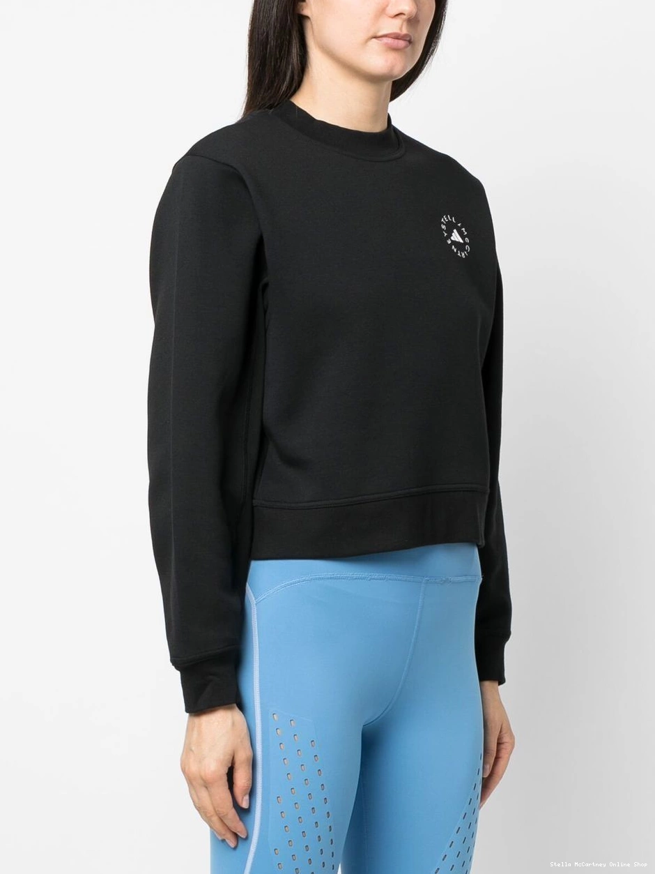 Cheap McCartney logo-print Women sweatshirt adidas by cropped Stella 0728